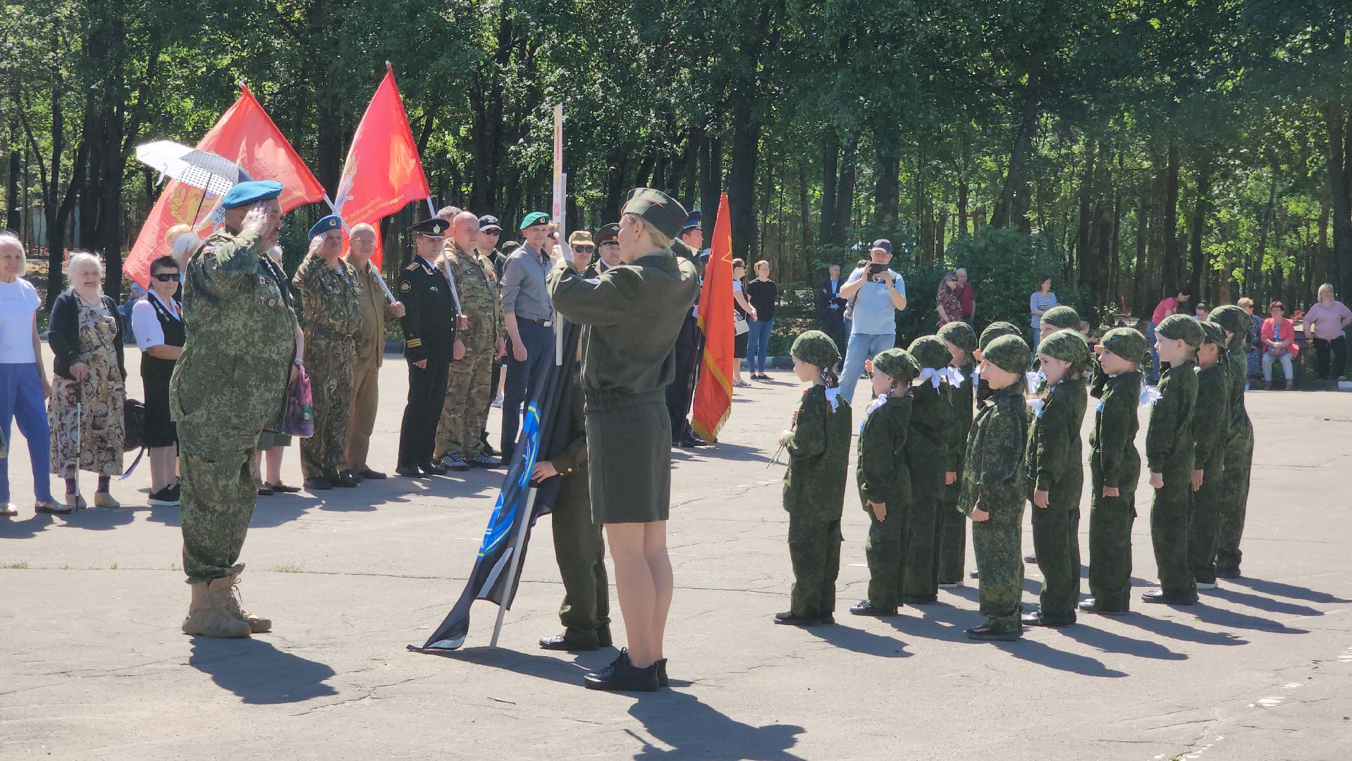 Лобня, юнармейские отряды,Смотр,