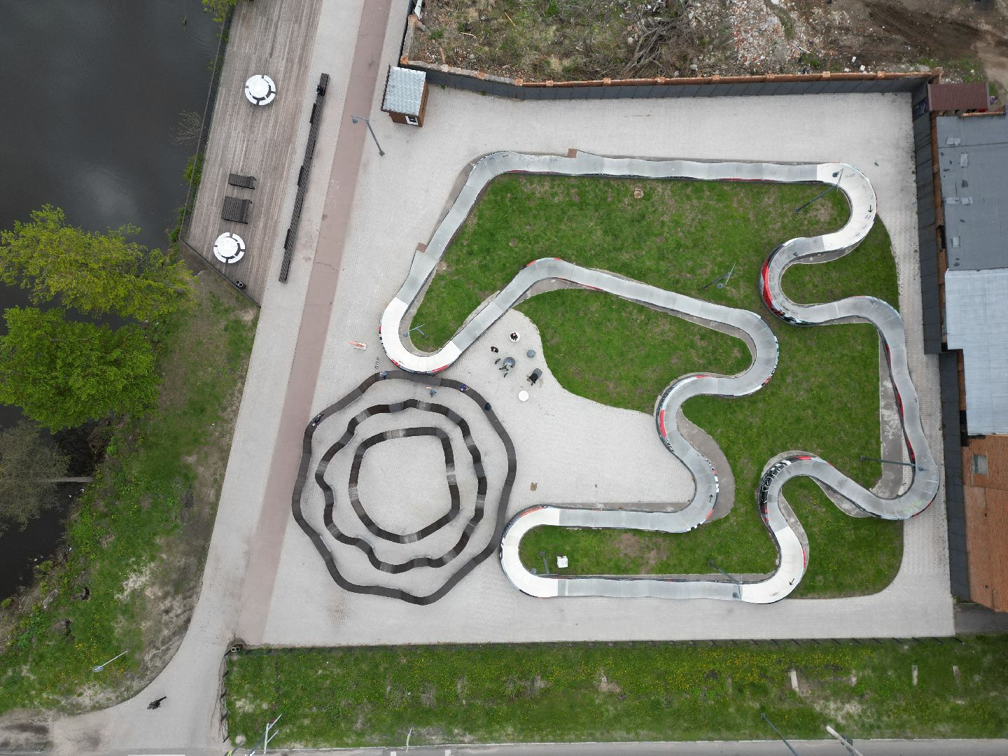 видео с коптера, егорьевск, памп трек,