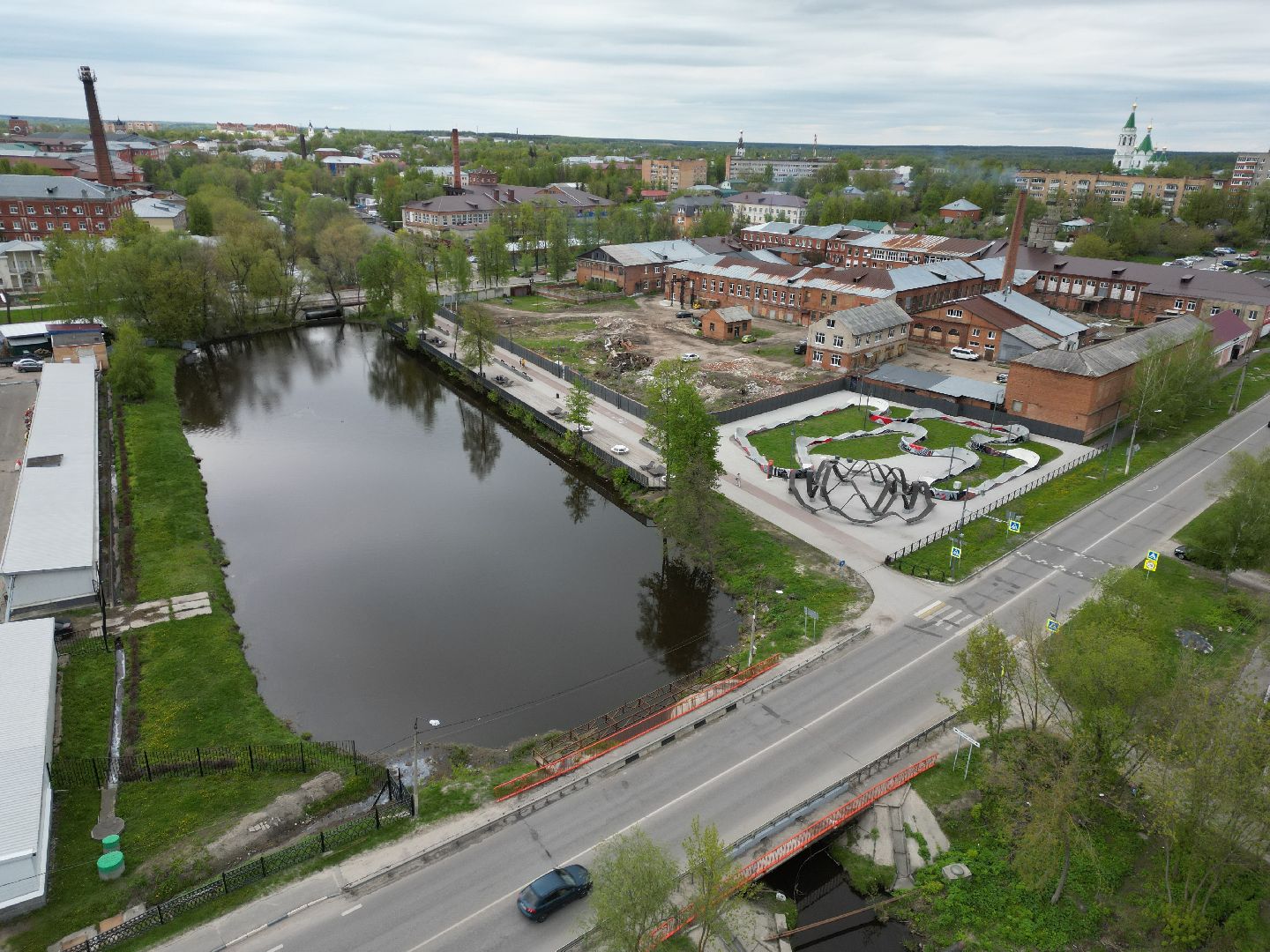 видео с коптера, егорьевск, памп трек,