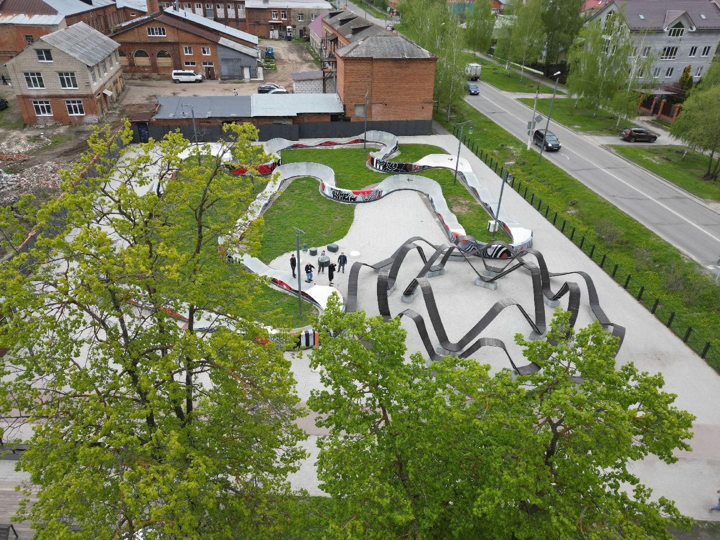 видео с коптера, егорьевск, памп трек,