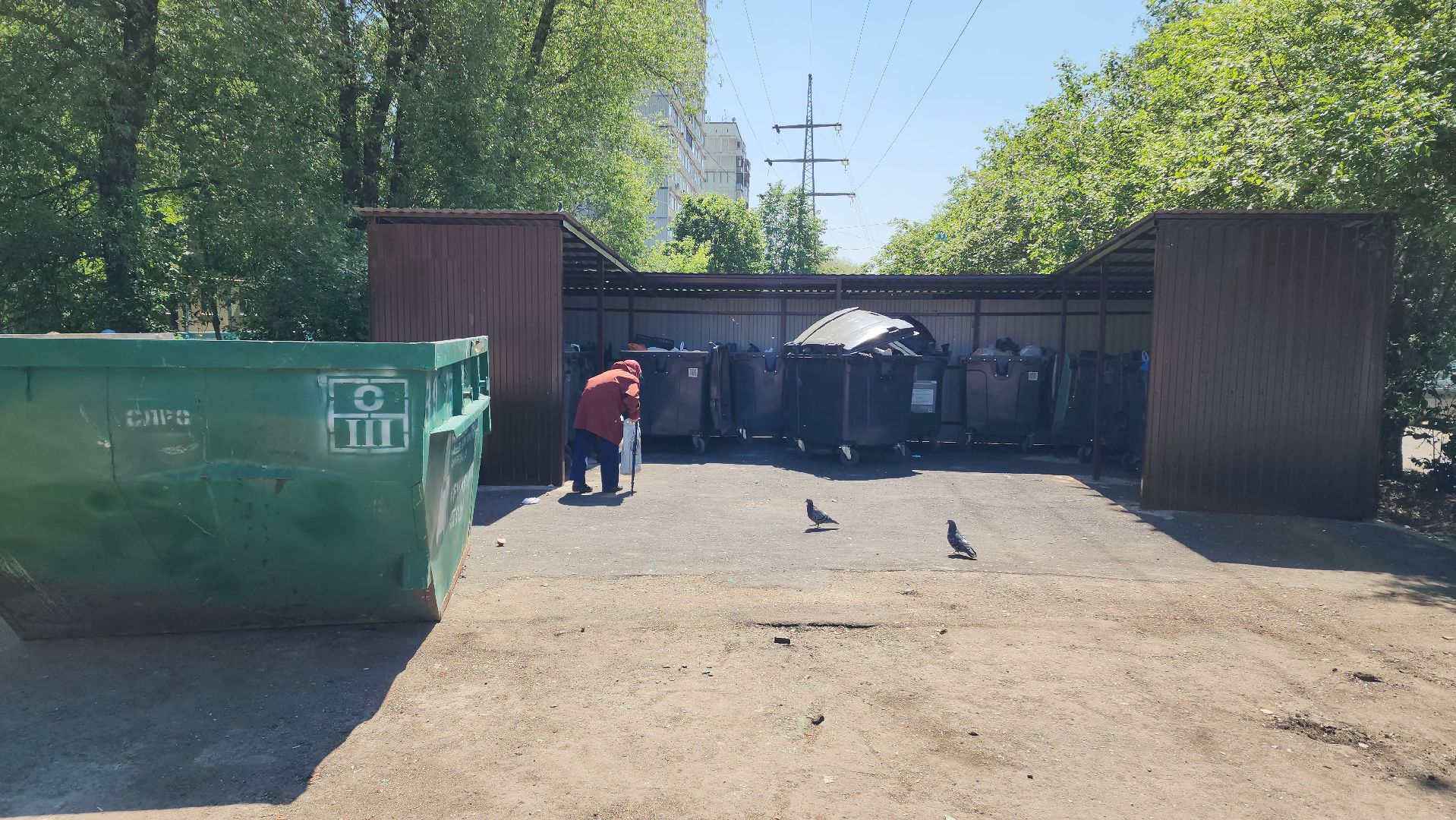 Лобня, чистота, мусорные площадки, мусорные контейнеры,