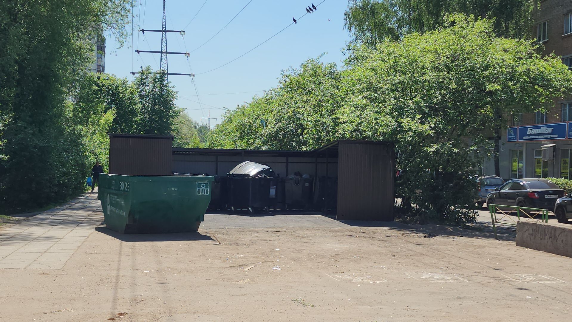 Лобня, чистота, мусорные площадки, мусорные контейнеры,
