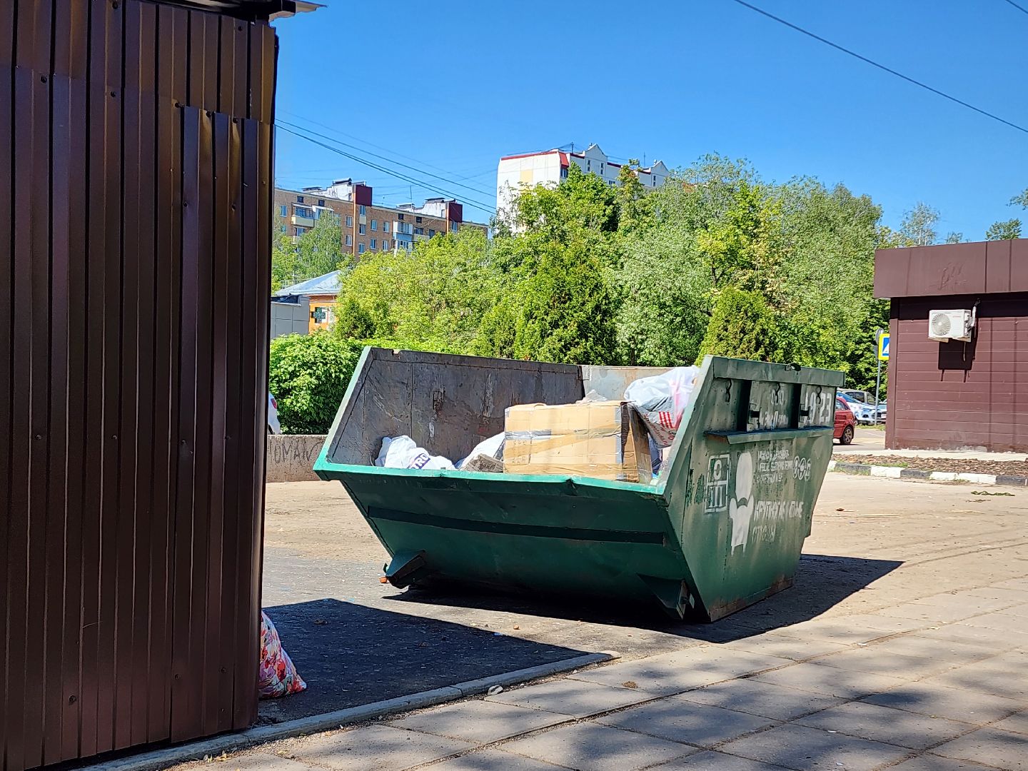 Лобня, чистота, мусорные площадки, мусорные контейнеры,