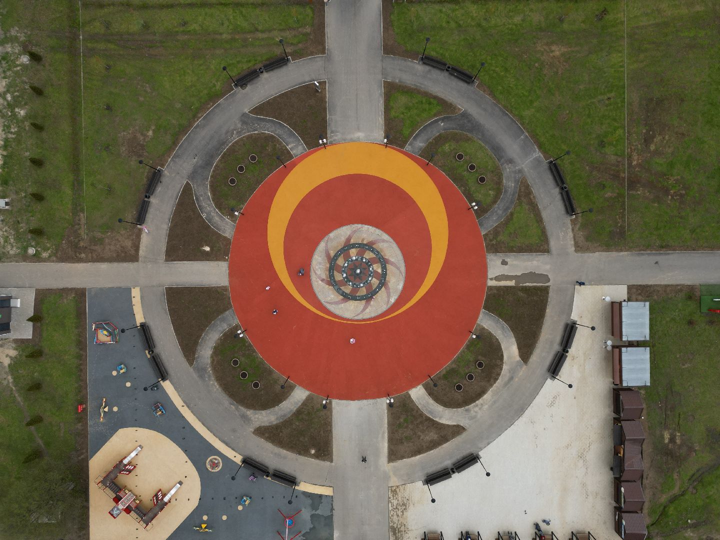 видео с коптера, парк, егорьевск,