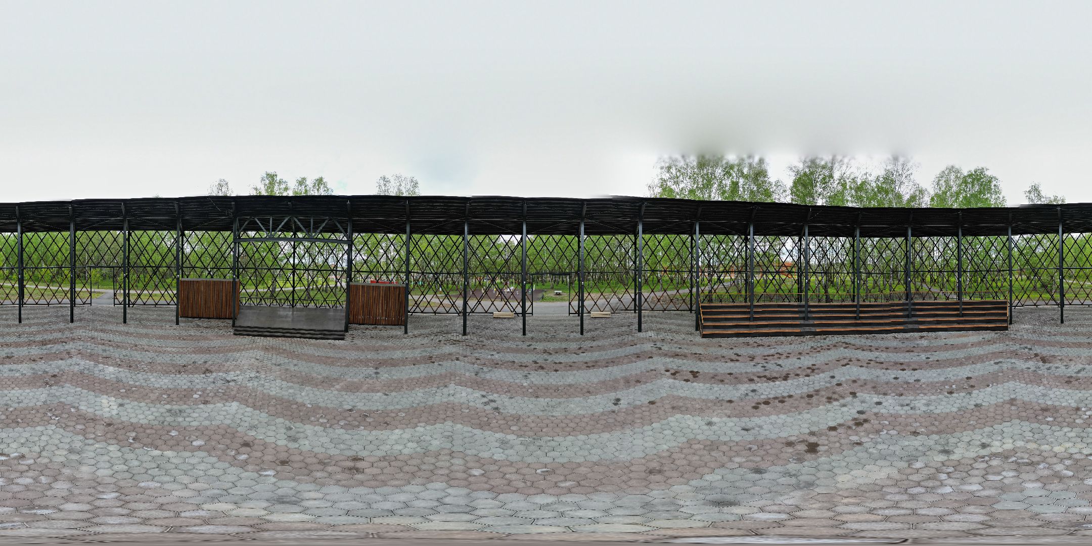 видео с коптера, парк, егорьевск,