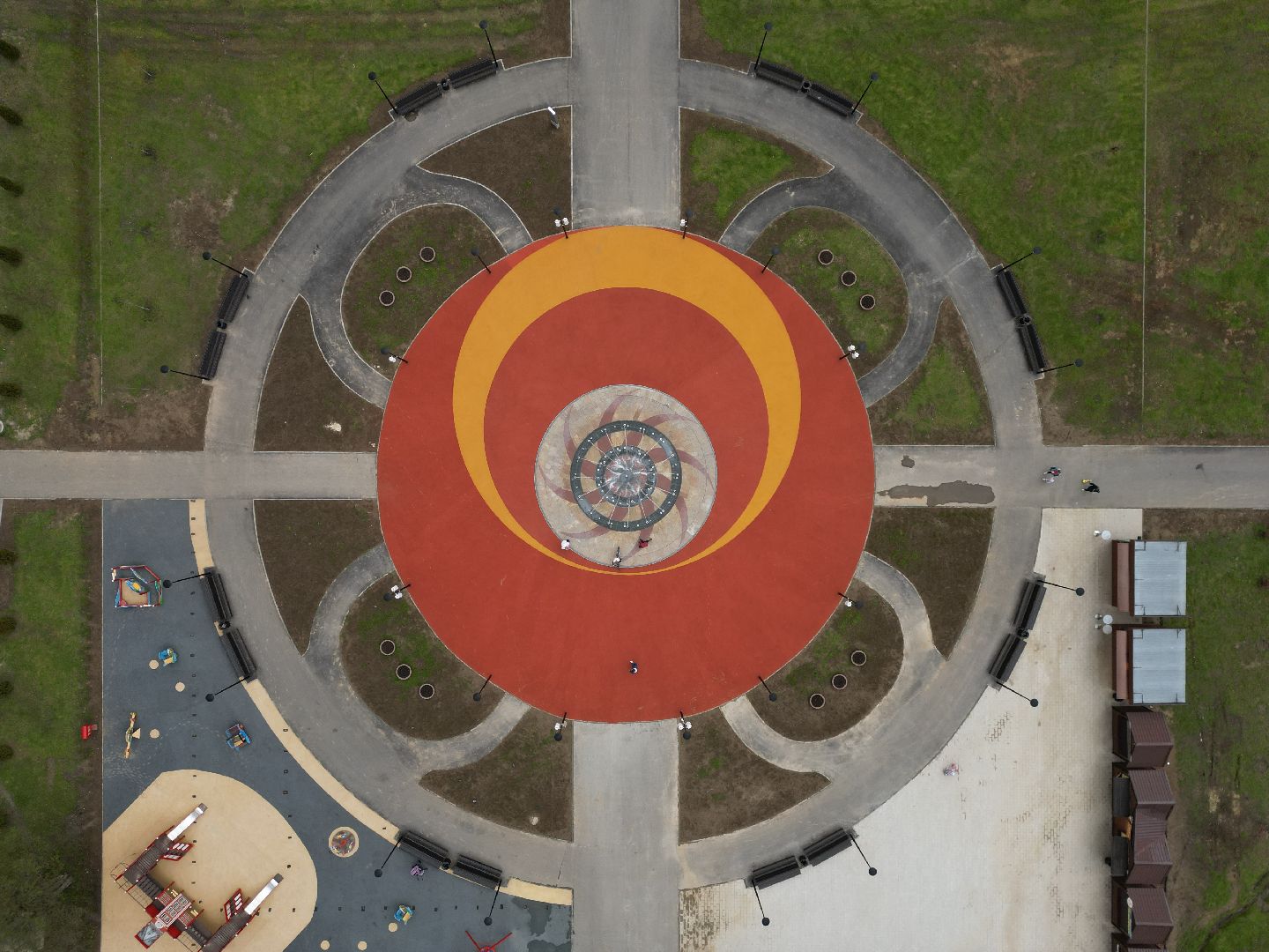 видео с коптера, парк, егорьевск,