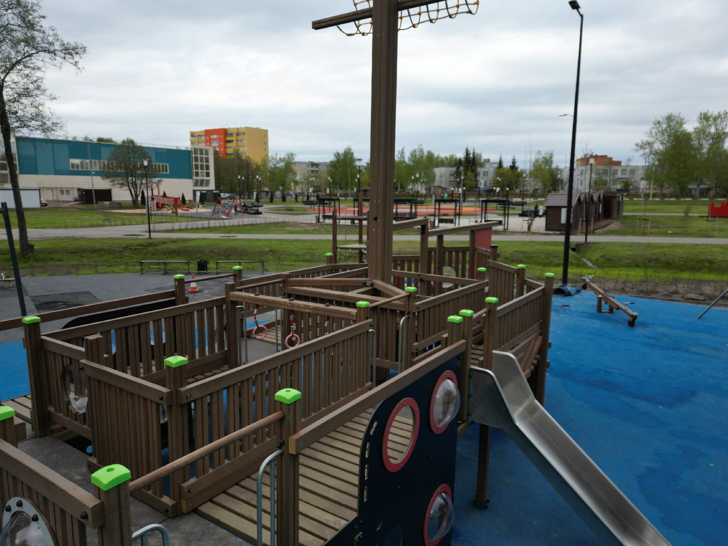 видео с коптера, парк, егорьевск,