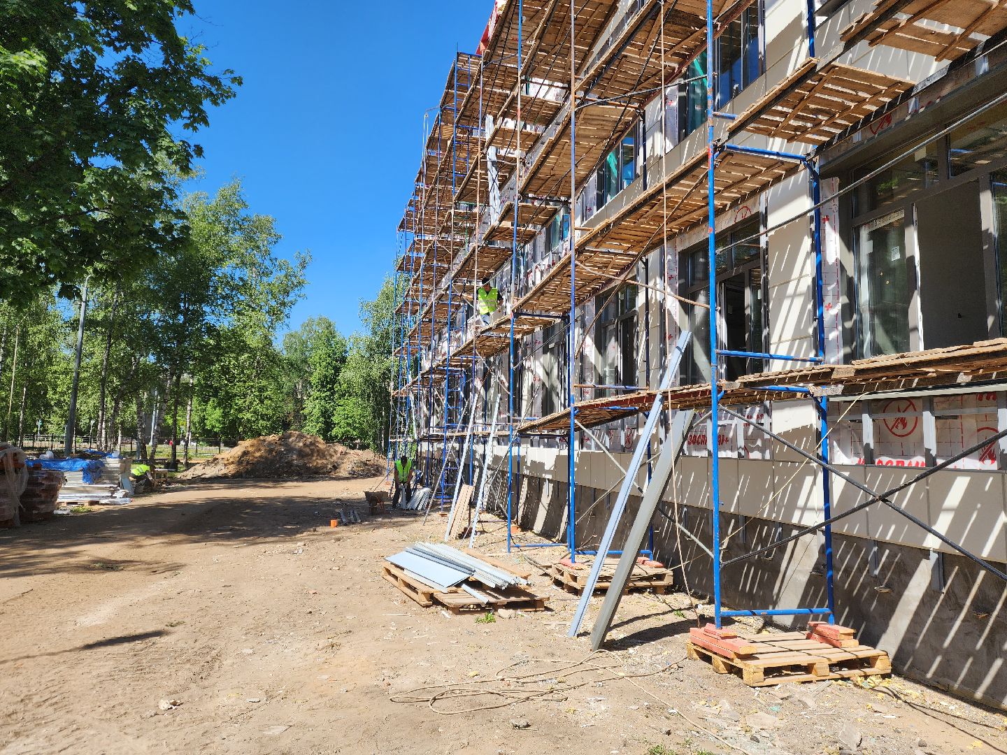 ногинск, строительство, цо 21, школа, жители, общество, ремонт, ремонт школы,