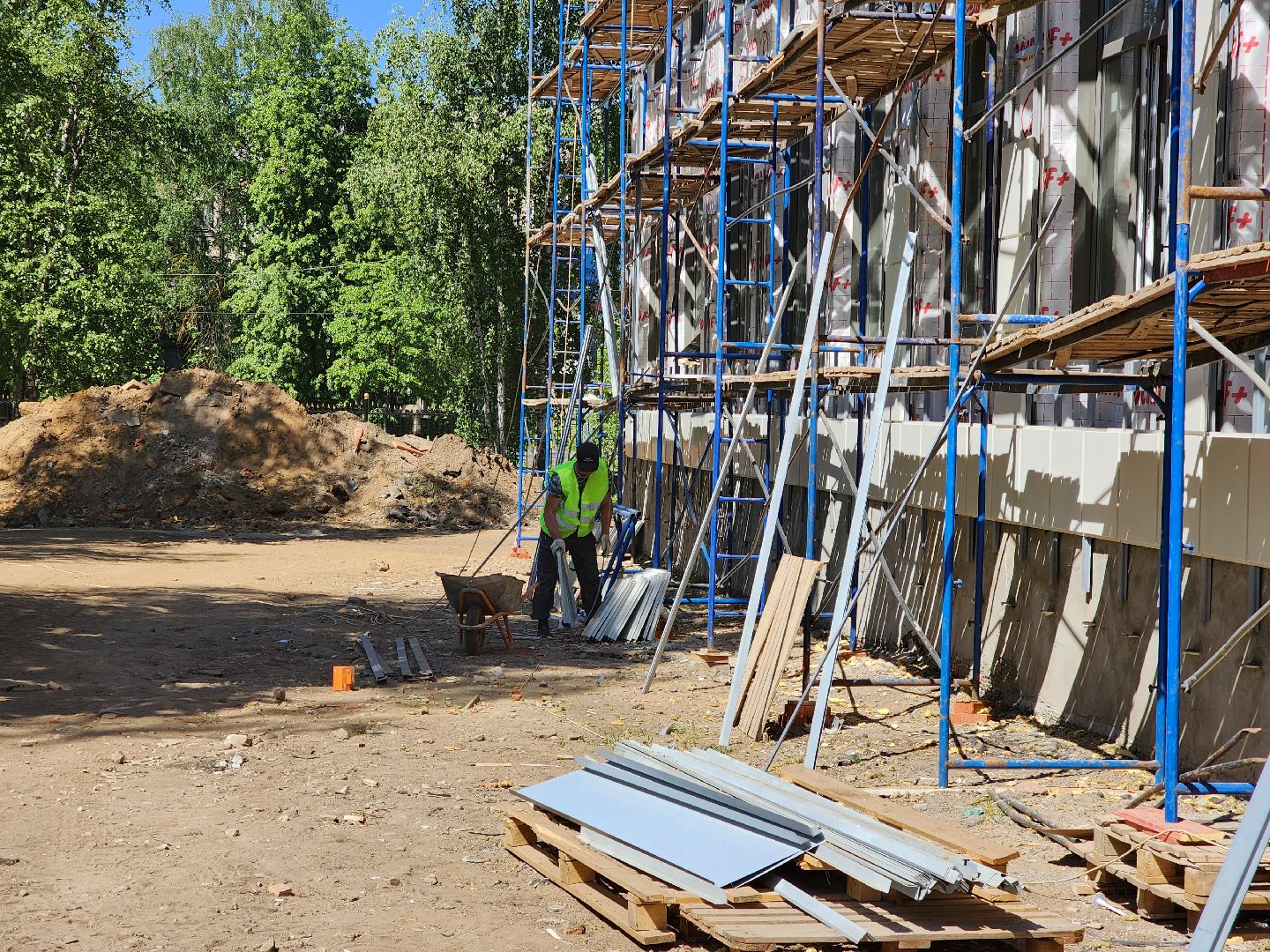 ногинск, строительство, цо 21, школа, жители, общество, ремонт, ремонт школы,