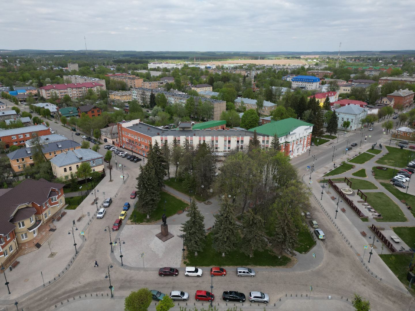 видео с коптера, зарайск, советская,