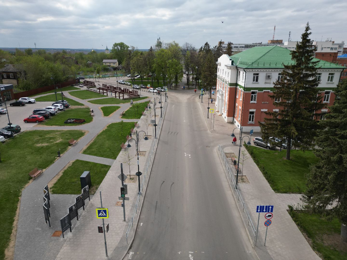 видео с коптера, зарайск, советская,