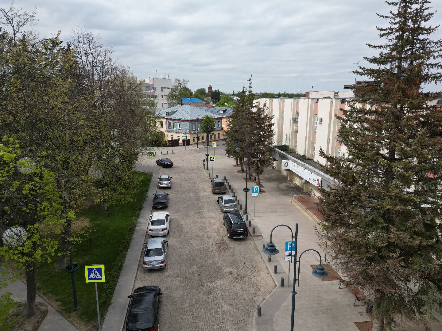 видео с коптера, зарайск, советская,