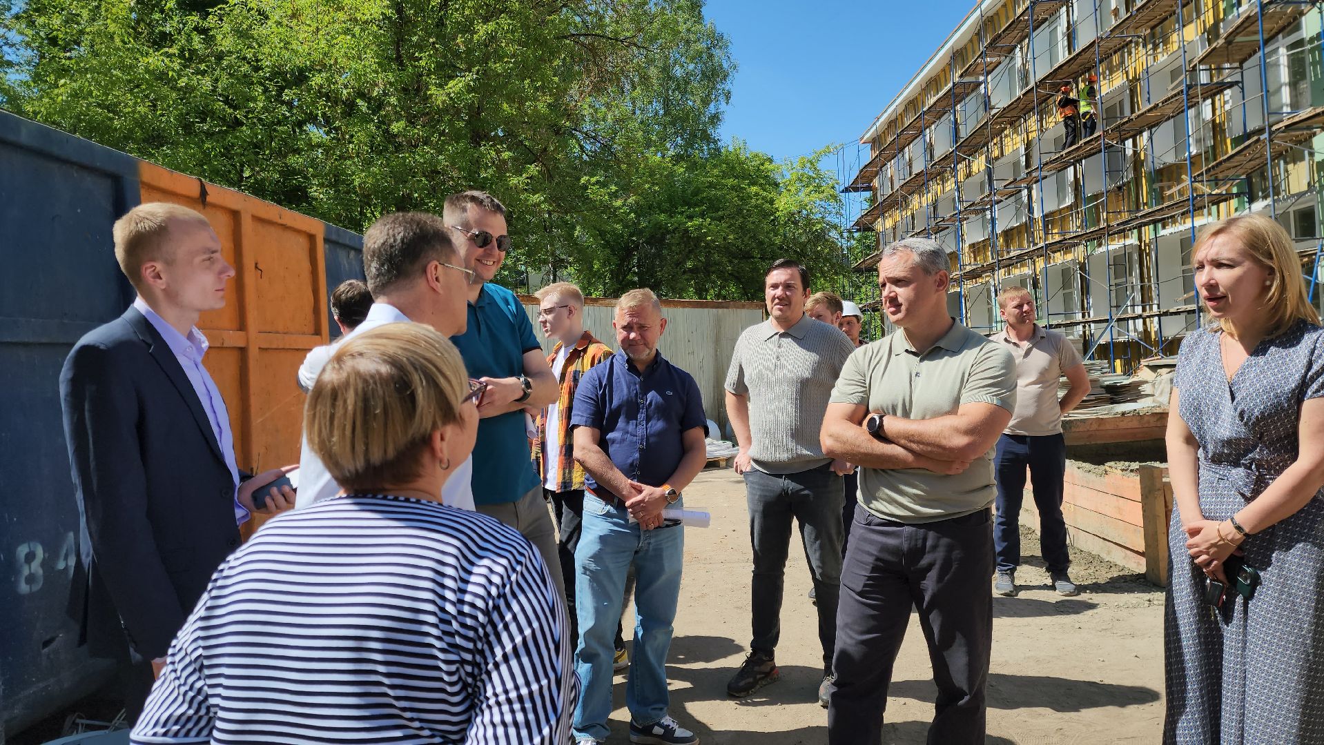 строительство, ремонт, жители, общество, цо 8, ремонт школы,