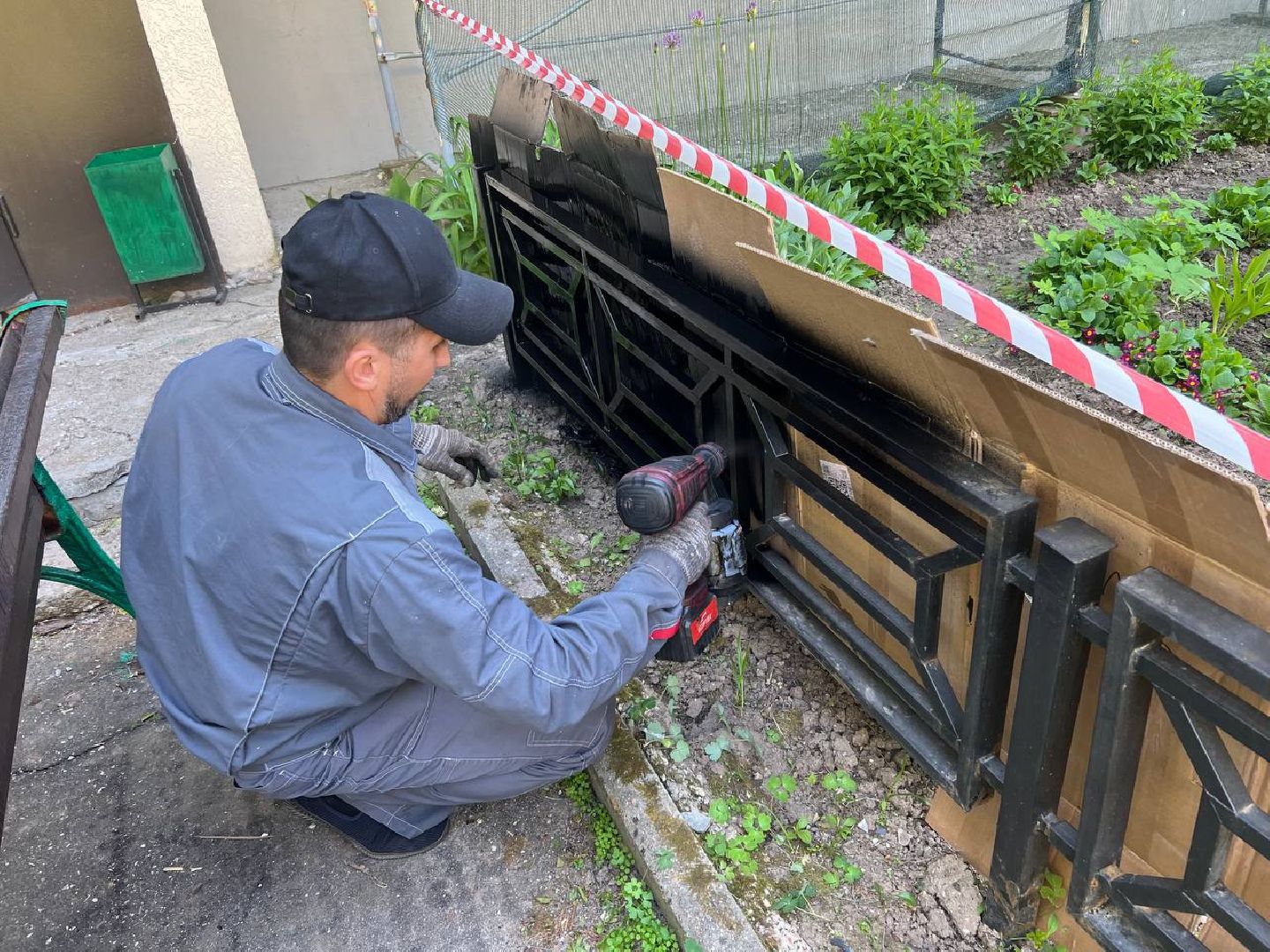 благоустройство, покраска,