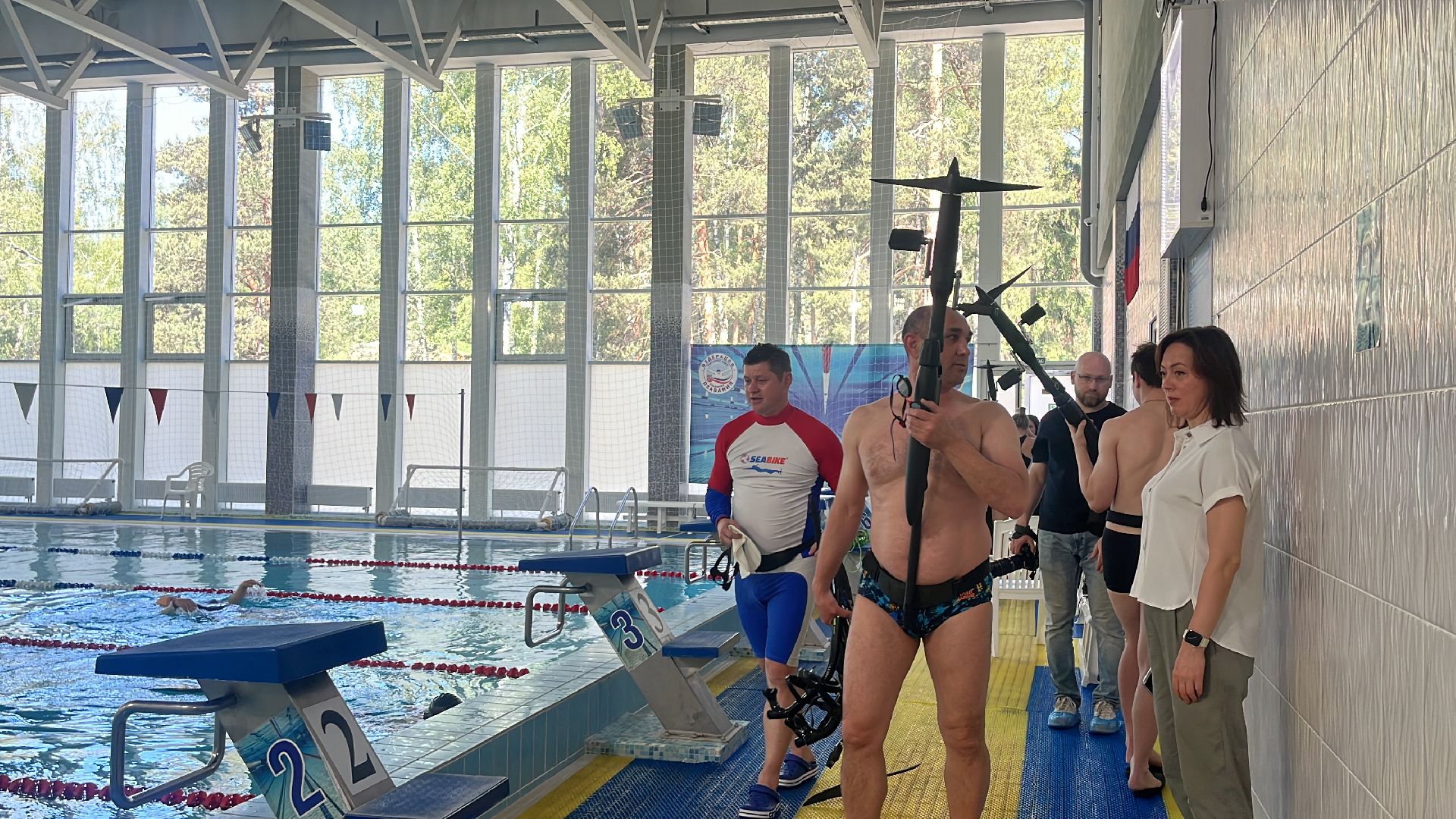 плавание, велосипед,