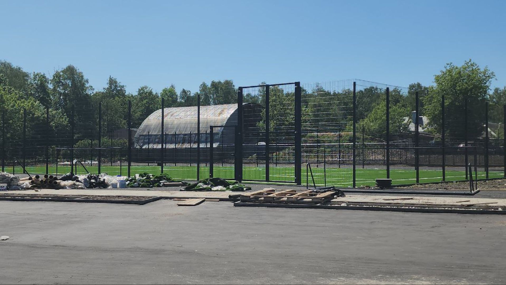 люберцы, строительство, новая школа, спортивная площадка, стадион,