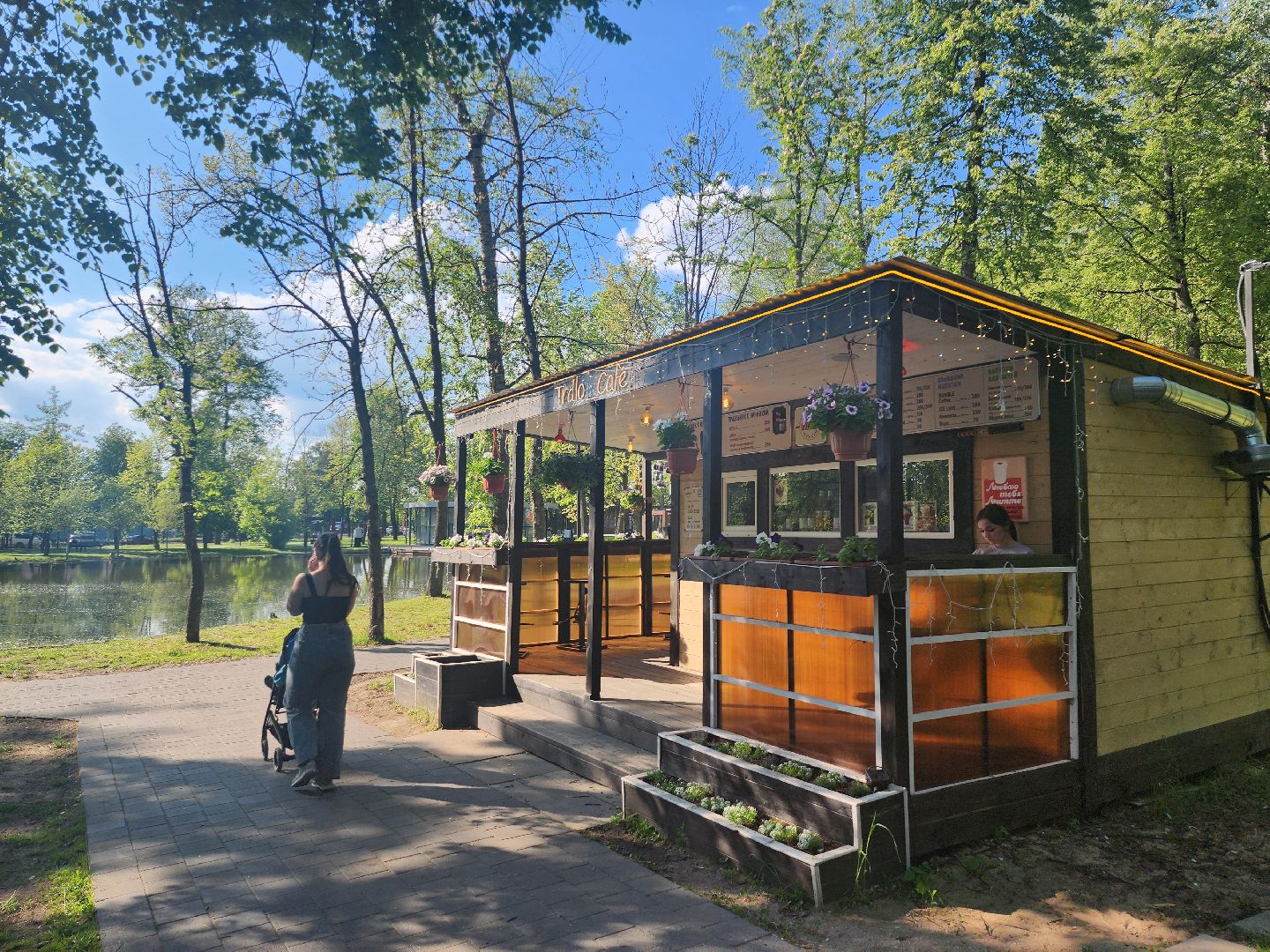 серпухов, подмосковье, кафе с верандой, парки Подмосковья, трдельник,