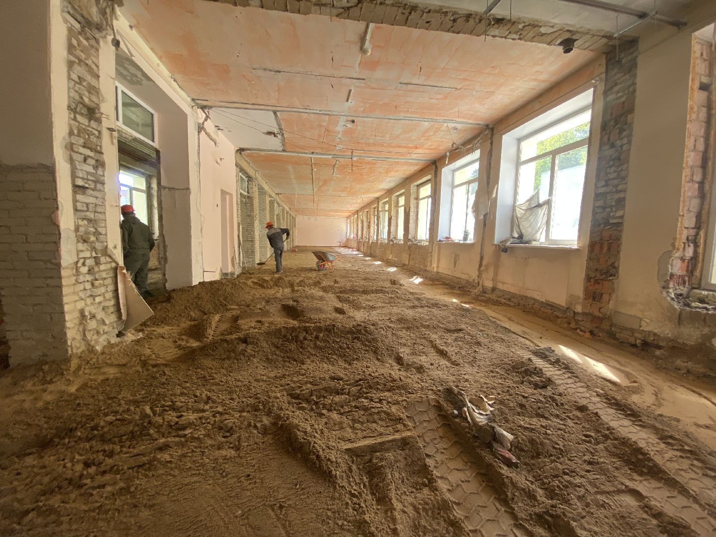 школа попова власиха, капитальный ремонт школы, капремонт поповки, точка роста поповка, школа им АС Попова,