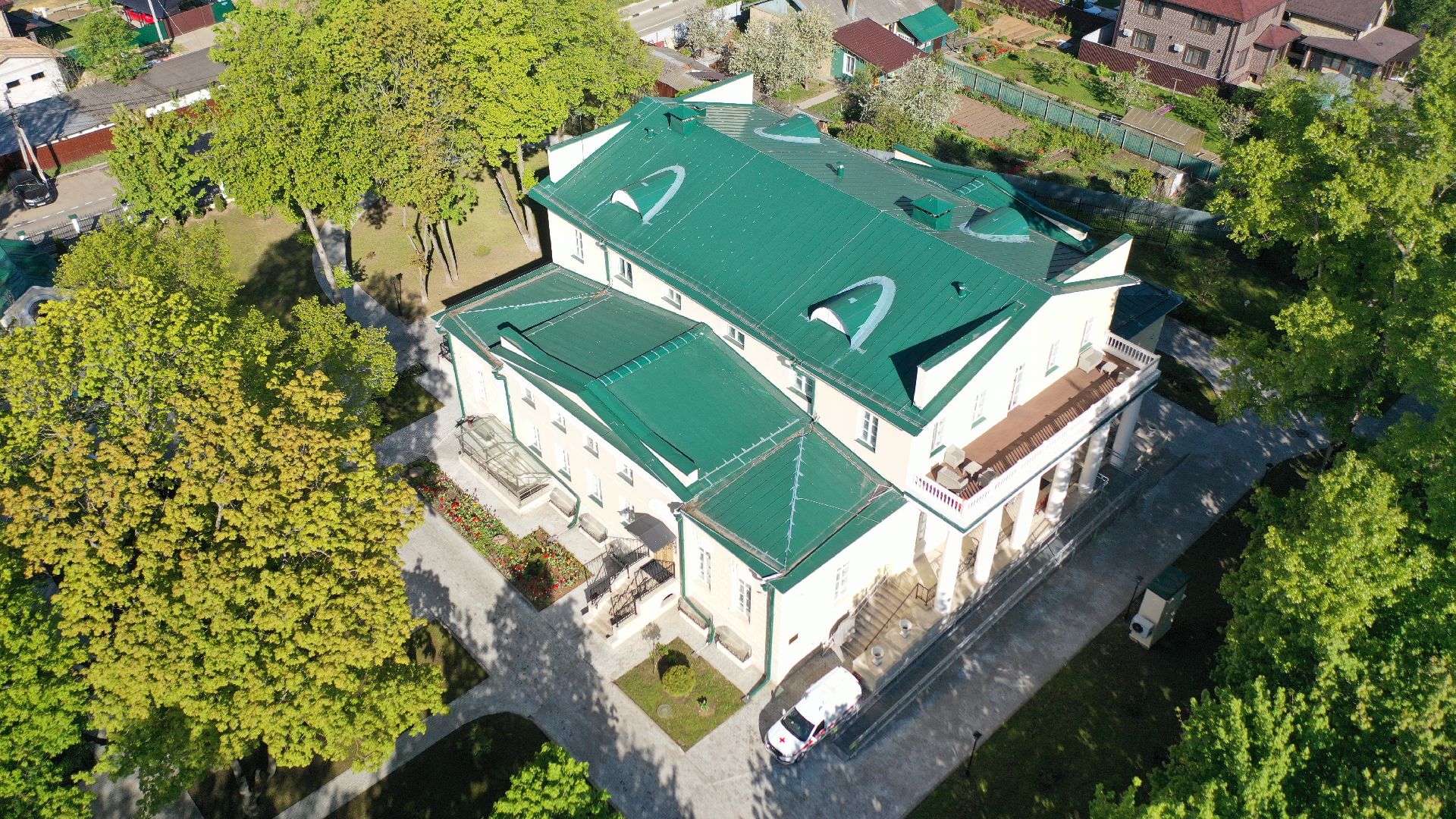 видео с коптера, хоспис, домодедово,