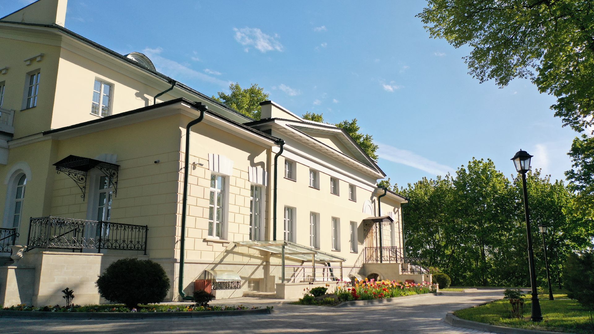 видео с коптера, хоспис, домодедово,