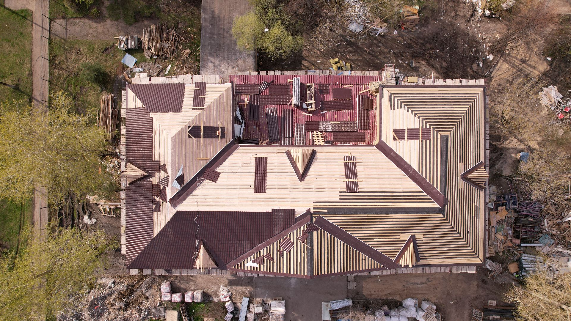 видео с коптера, овз, интернат,