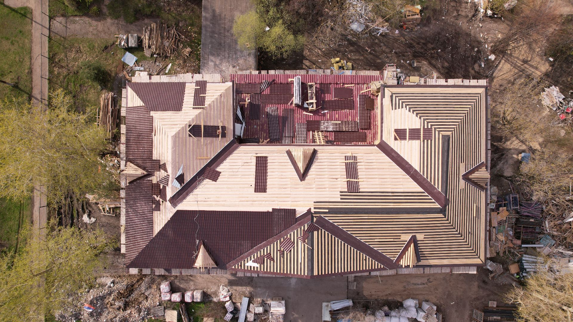 видео с коптера, овз, интернат,