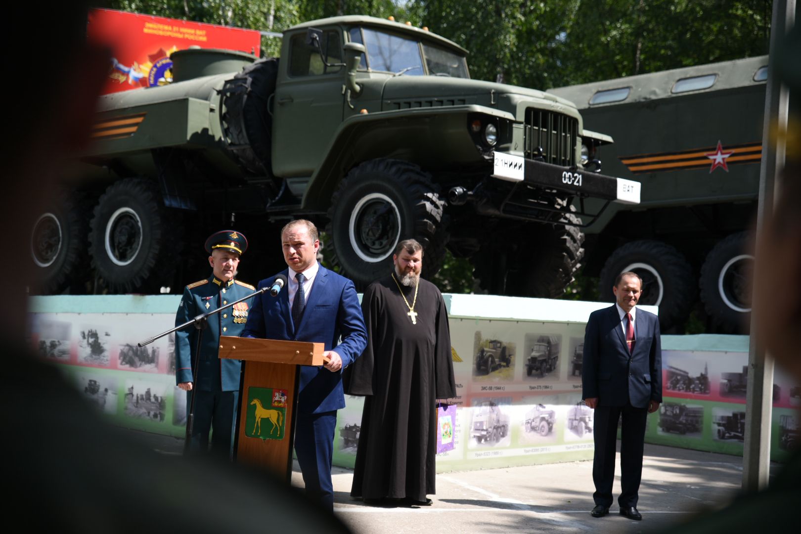 Бронницы, Митинг, День Военного Автомобилиста, Праздничное мероприятие, 21 НИИИ военной техники,