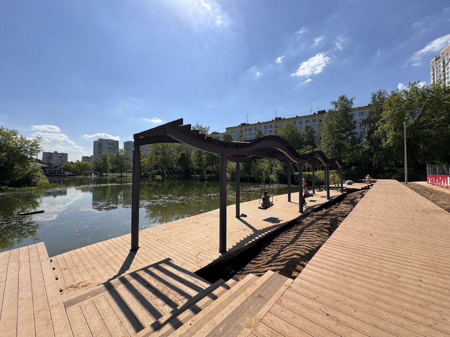 Одинцово, Комсомольский пруд, Благоустройство пруда,