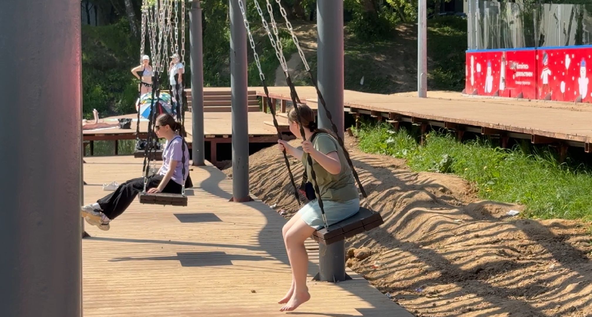 Одинцово, Комсомольский пруд, Благоустройство пруда,