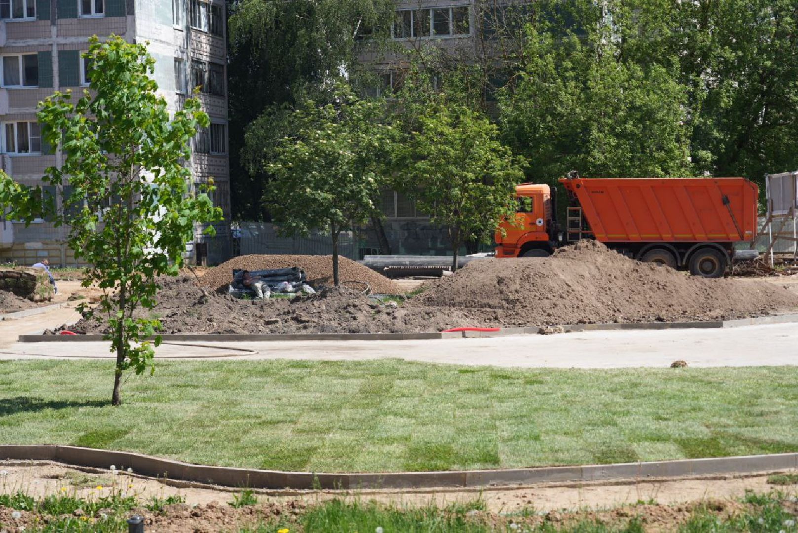 Дружба поколений, Сергиево-Посадский городской округ, Сергиев Посад, Благоустройство, Пешеходная зона,