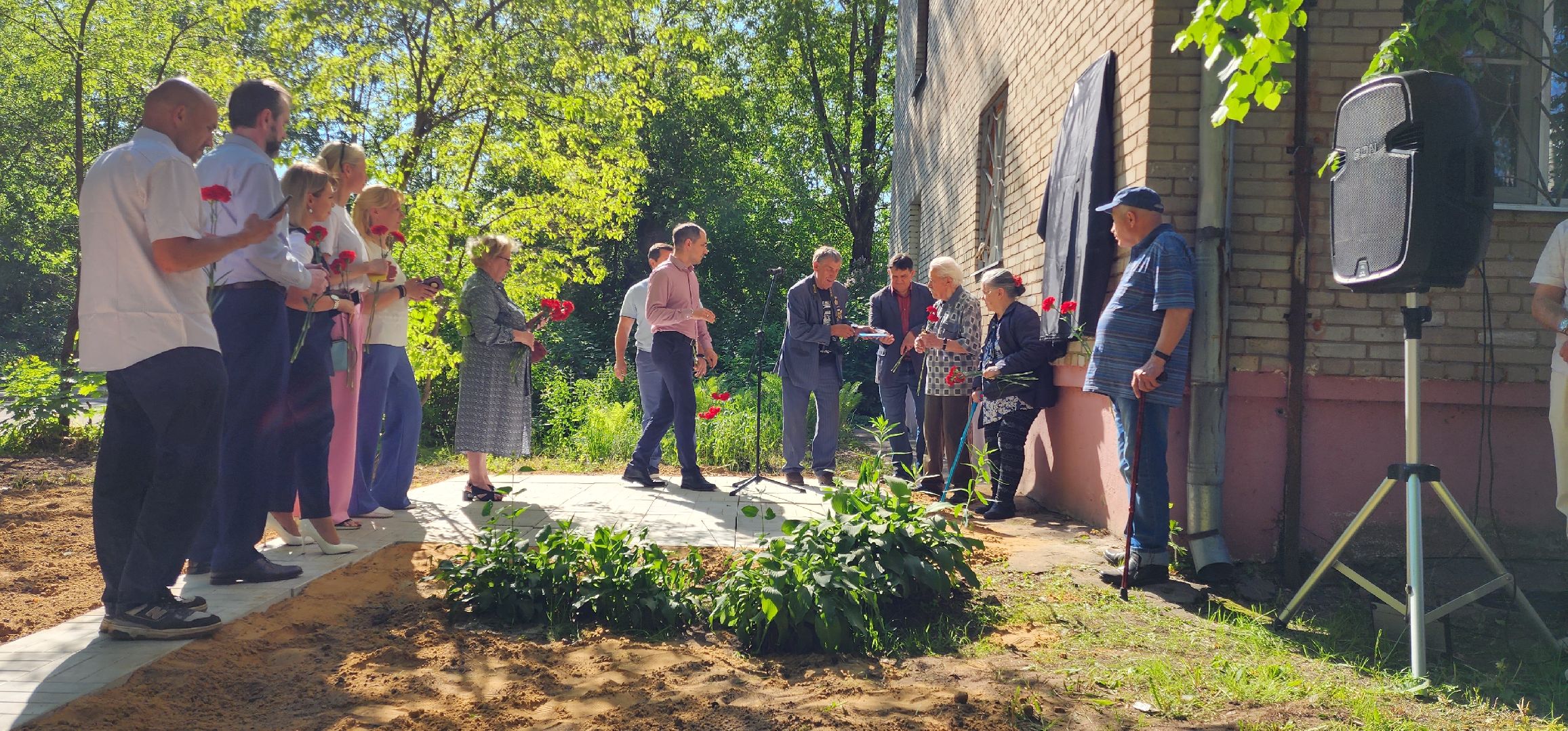 раменское, общество, в поселке удельная открыли мемориальную доску герою великой отечественной войны,