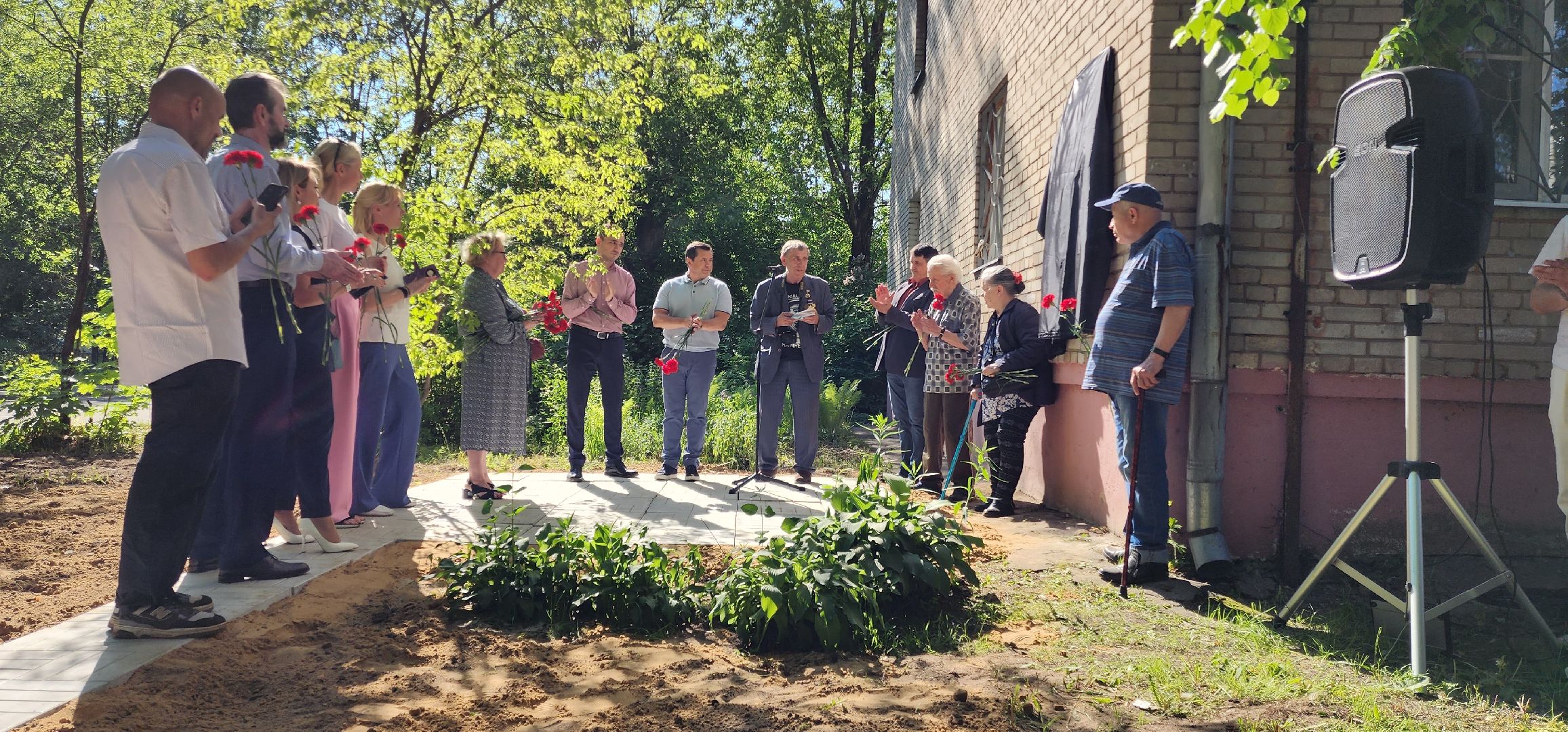 раменское, общество, в поселке удельная открыли мемориальную доску герою великой отечественной войны,