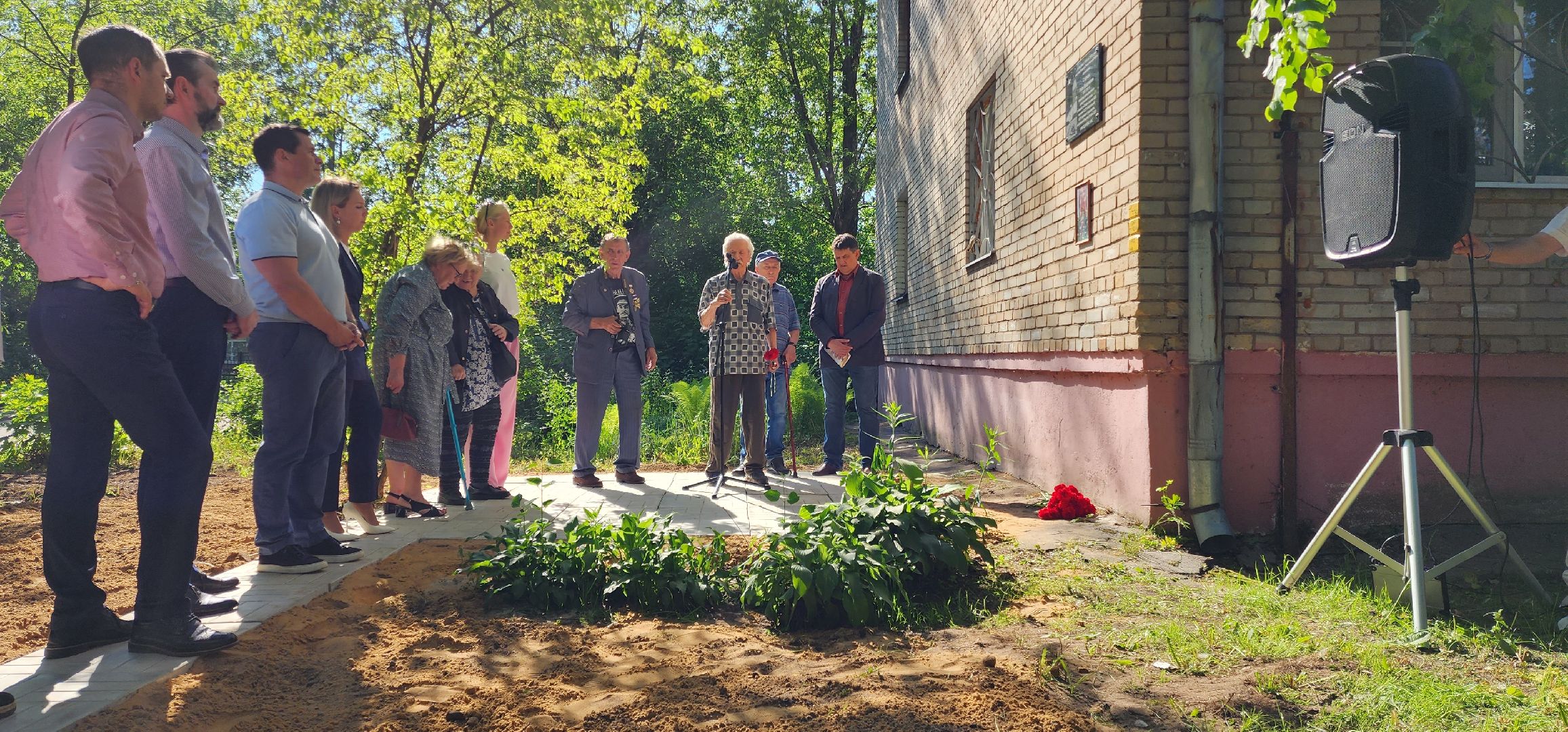 раменское, общество, в поселке удельная открыли мемориальную доску герою великой отечественной войны,