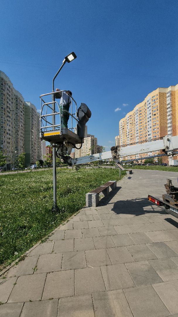 долгопрудный, светильник, Бульвар Умберто Нобиле, электрика,