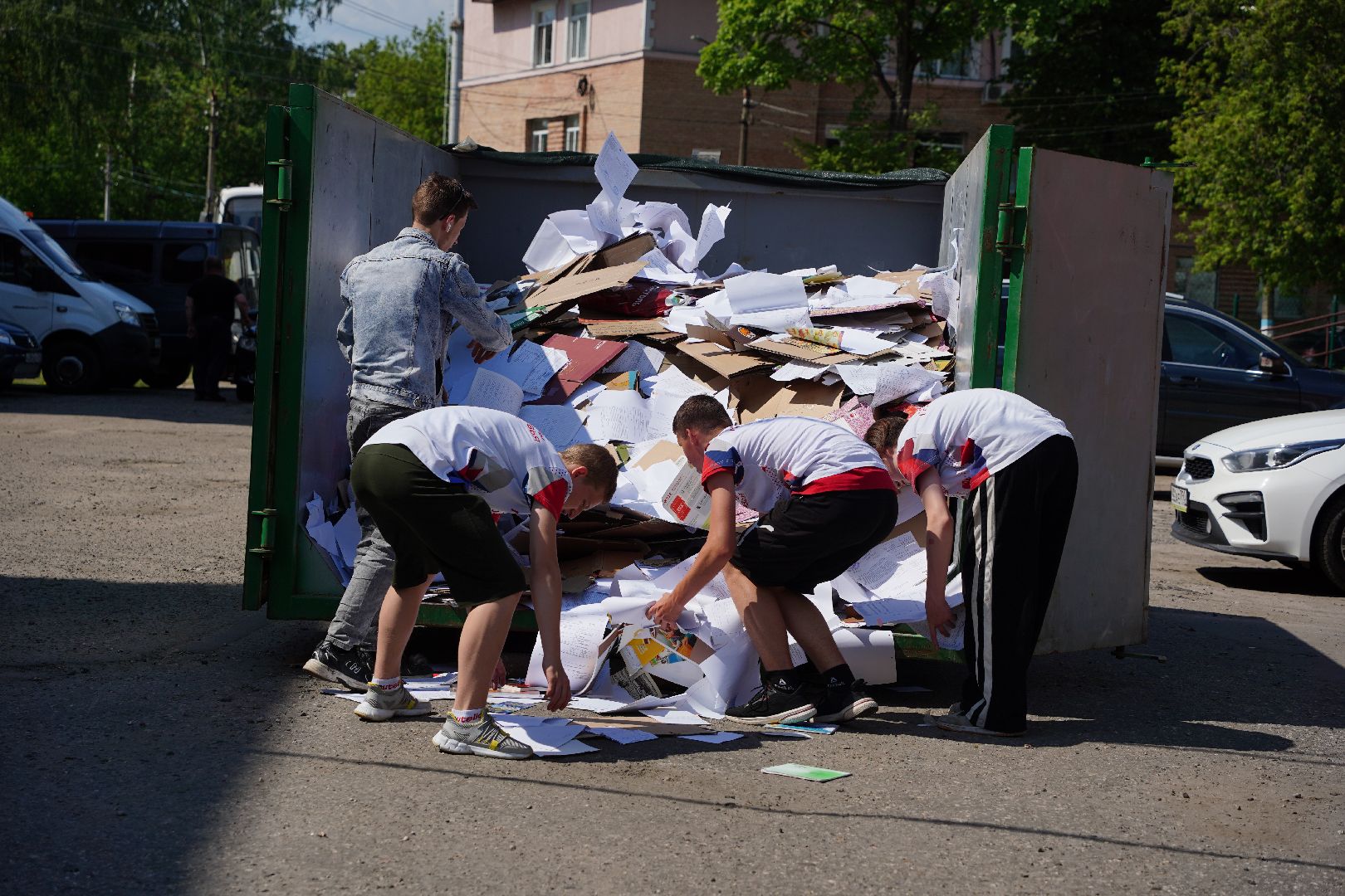 киноэкология, киноуроки, макулатура, Большая Шатура, молоджный центр Шатура,