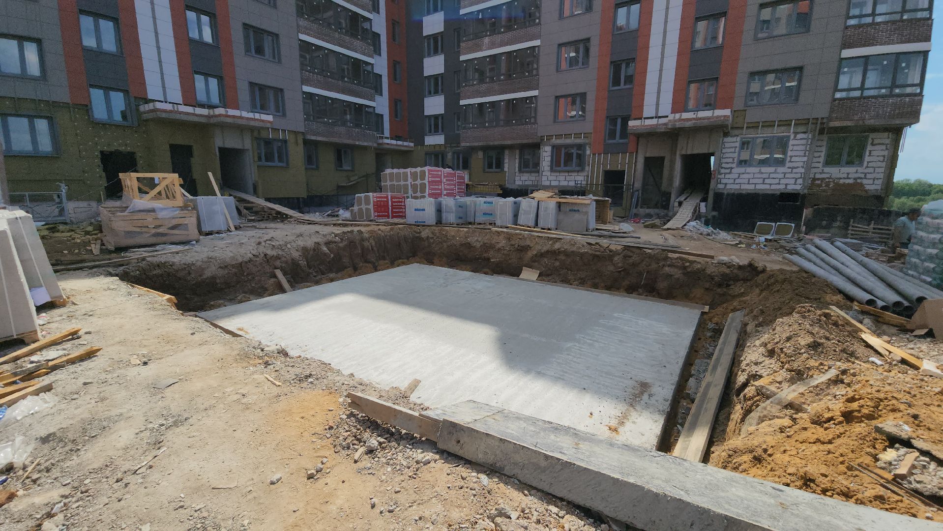 кашира, строительство, мкд, жк радужный, фасадные работы, котельная, трансформаторная подстанция, газ,