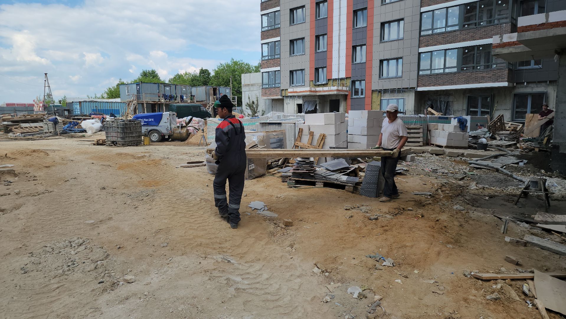 кашира, строительство, мкд, жк радужный, фасадные работы, котельная, трансформаторная подстанция, газ,