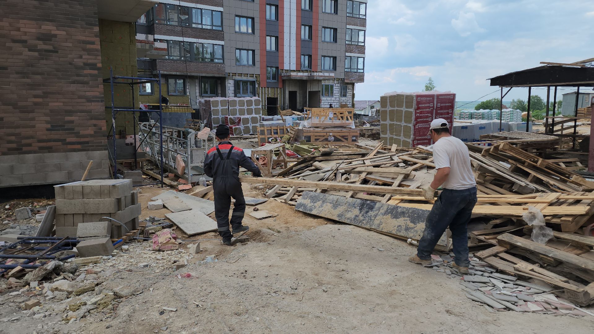 кашира, строительство, мкд, жк радужный, фасадные работы, котельная, трансформаторная подстанция, газ,