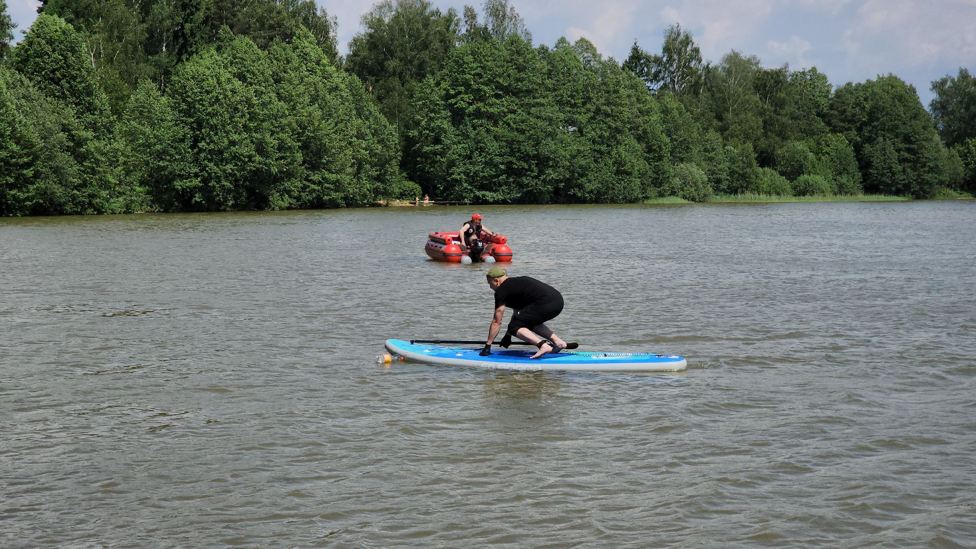 экологическая акция, очистка водоема, Бисеровское озеро, Бисерово, Богородский городской округ,