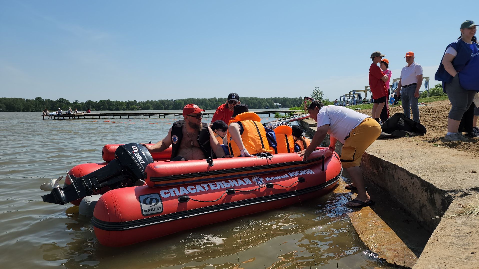 экологическая акция, очистка водоема, Бисеровское озеро, Бисерово, Богородский городской округ,