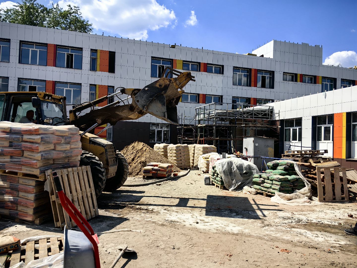 капитальный ремонт, школа, отделочные работы, фасад, благоустройство,