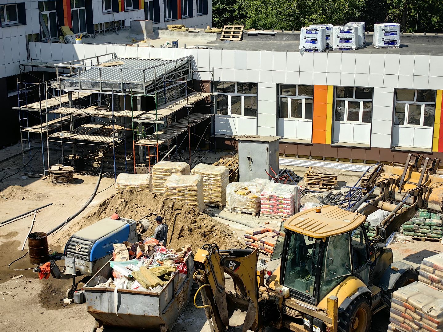 капитальный ремонт, школа, отделочные работы, фасад, благоустройство,