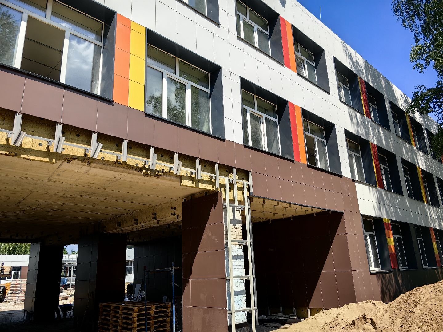 капитальный ремонт, школа, отделочные работы, фасад, благоустройство,