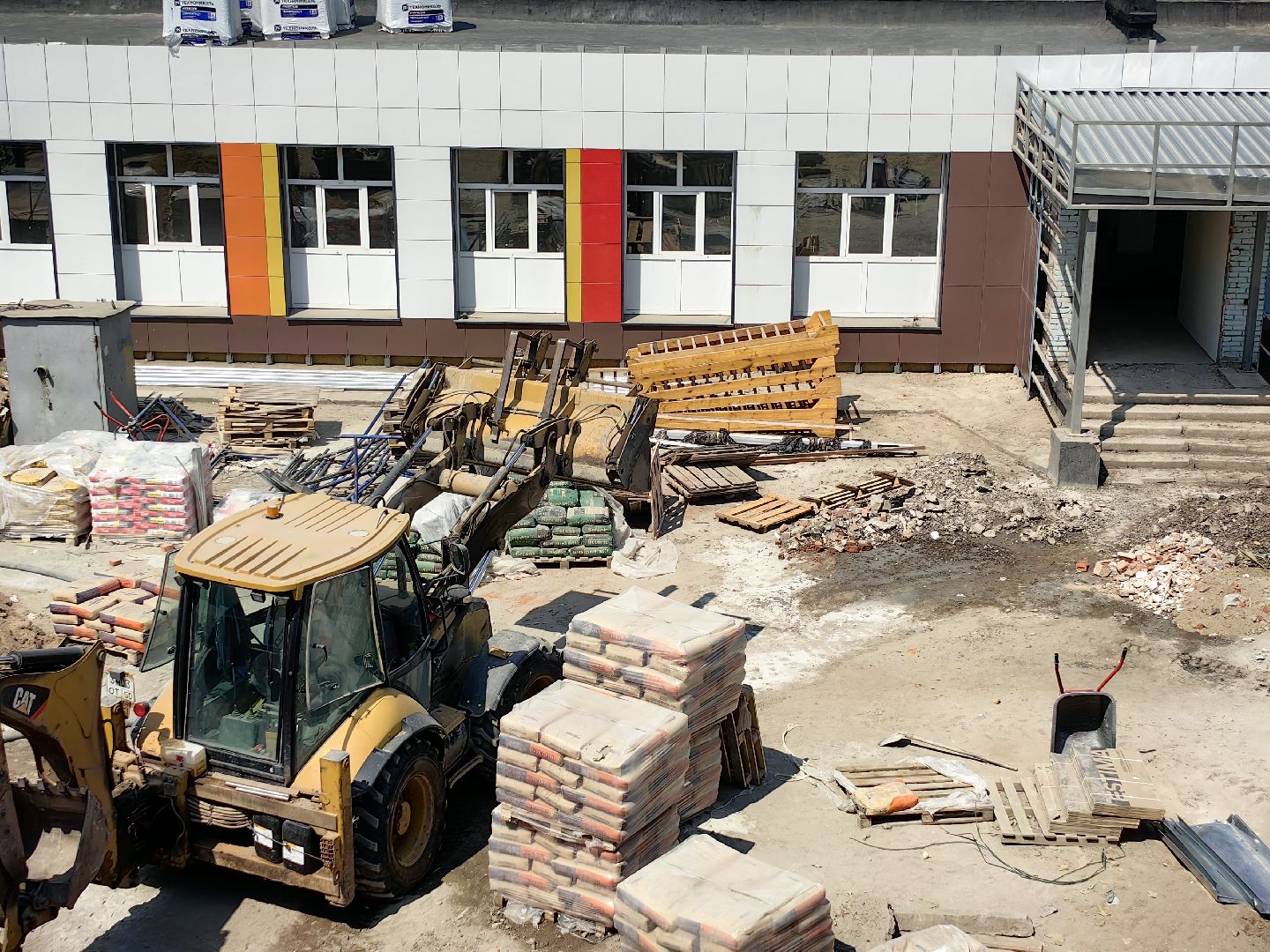 капитальный ремонт, школа, отделочные работы, фасад, благоустройство,