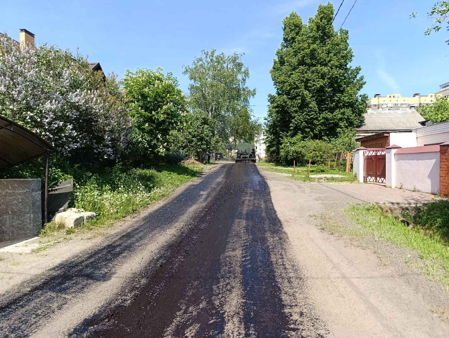 Бронницы, Ремонт дороги, Ремонт в Бронницах, Улица Рабочая, Новый асфальт, Укладка асфальта,