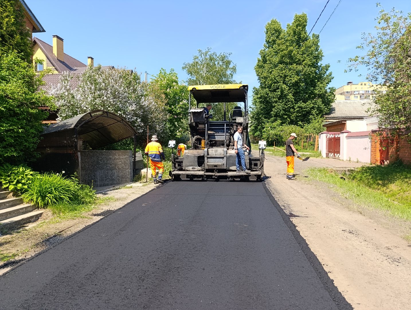 Бронницы, Ремонт дороги, Ремонт в Бронницах, Улица Рабочая, Новый асфальт, Укладка асфальта,