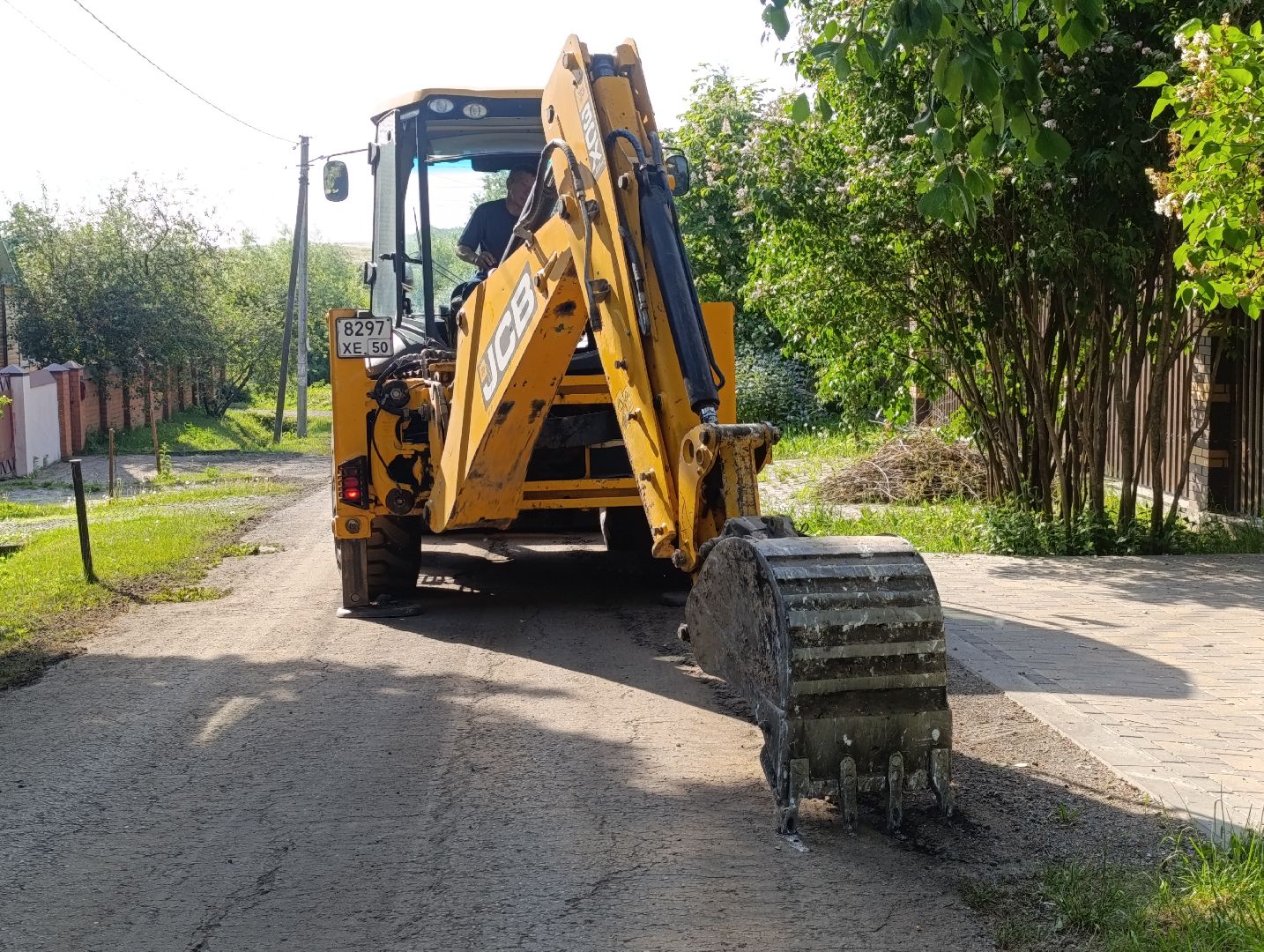 Бронницы, Ремонт дороги, Ремонт в Бронницах, Улица Рабочая, Новый асфальт, Укладка асфальта,