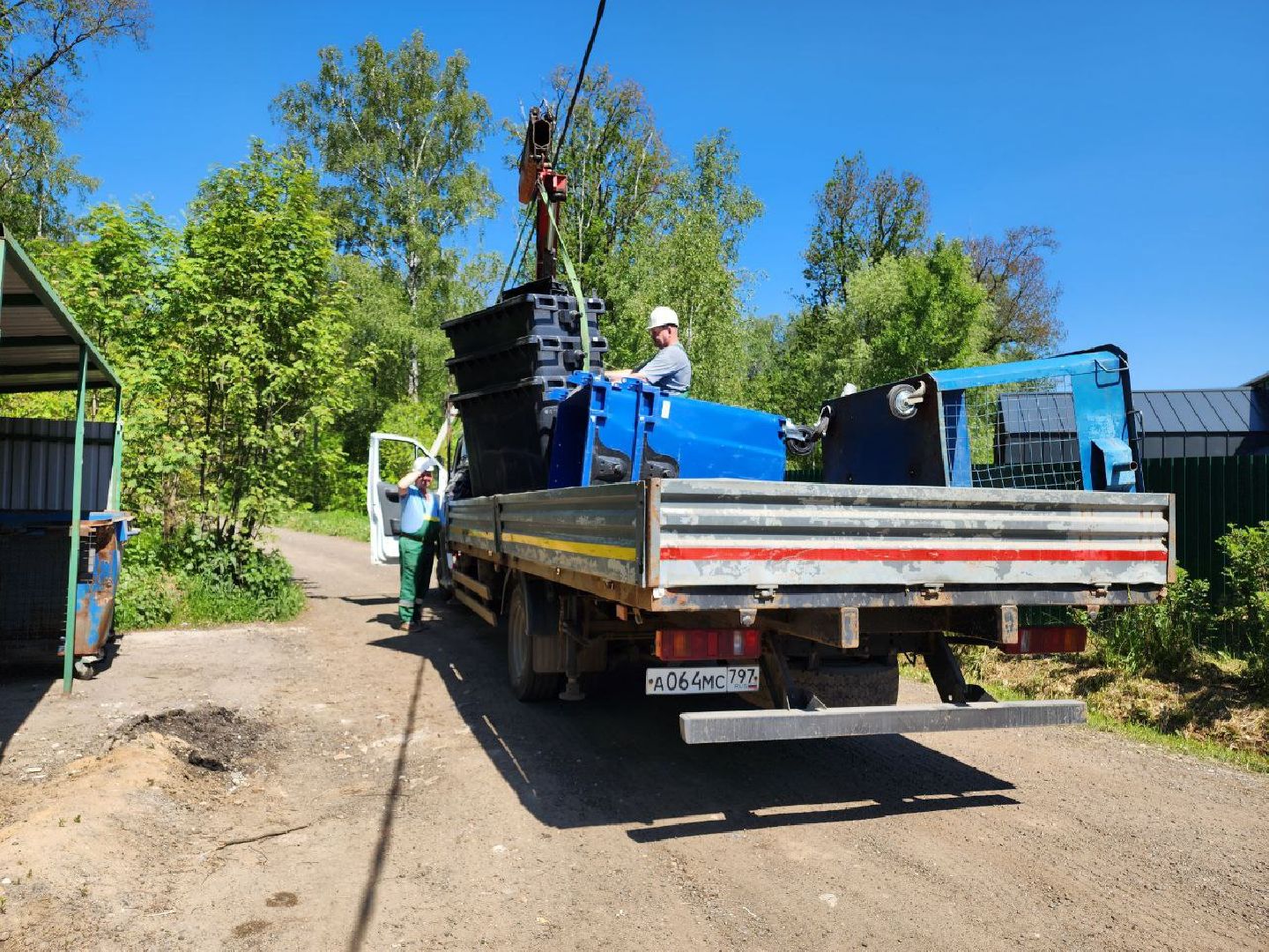 чехов, контейнерные баки, установка, администрация, мусорный контейнер, контейнерная площадка,