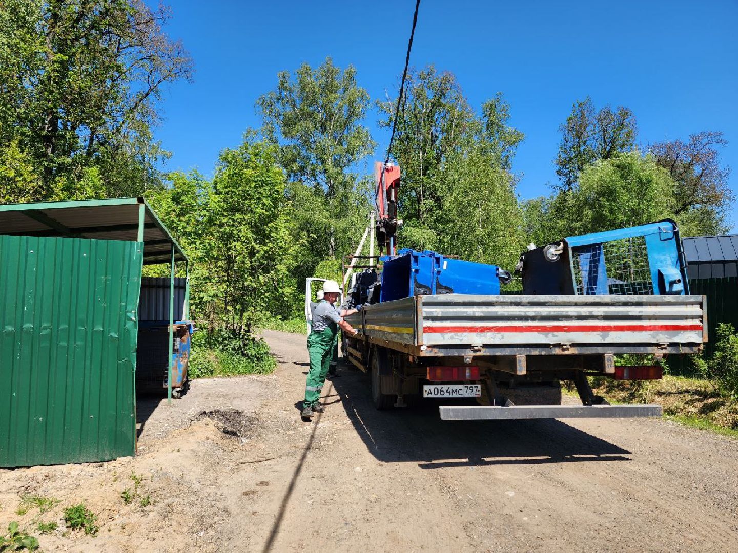 чехов, контейнерные баки, установка, администрация, мусорный контейнер, контейнерная площадка,