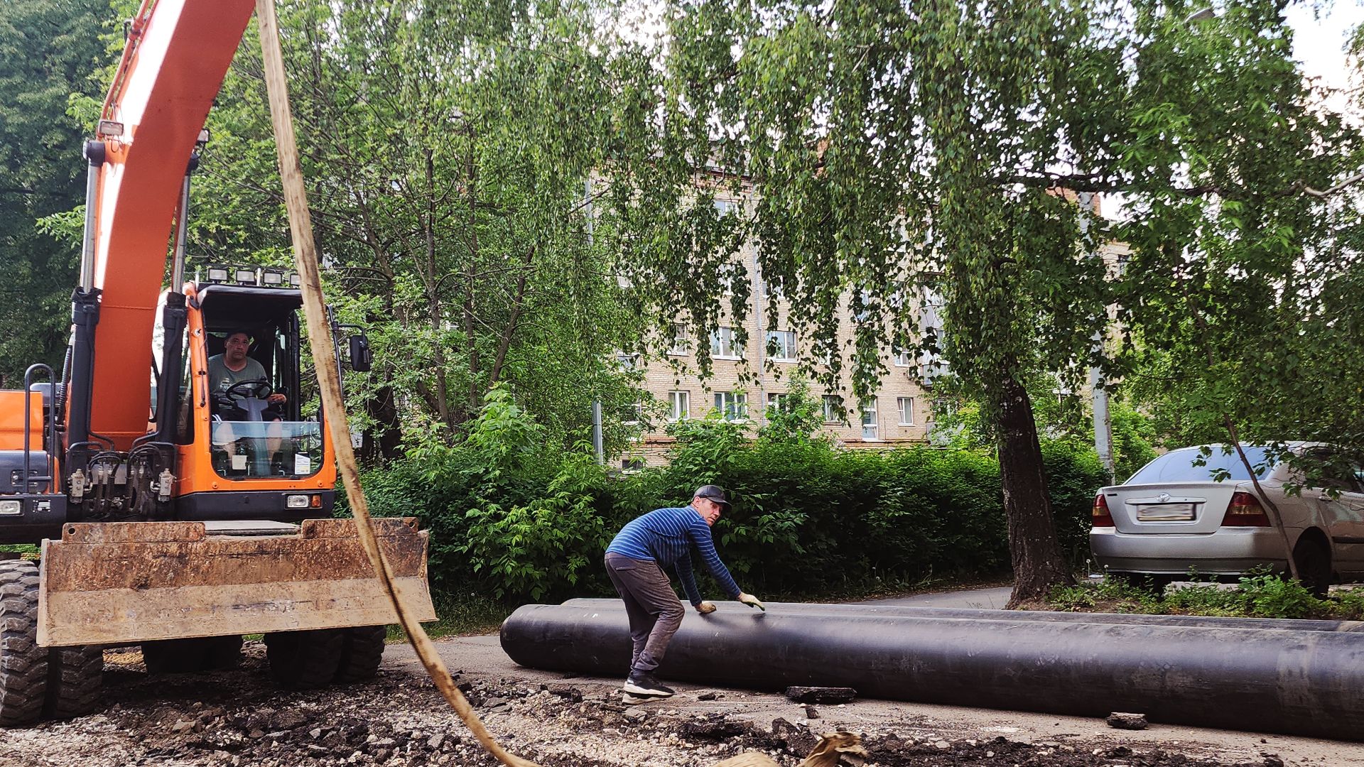 электросталь, жкх, жкх подмосковье, жкх подмосковья, теплотрасса, ремонт теплотрассы, отопительный сезон, отопительный сезон 2024-2025,